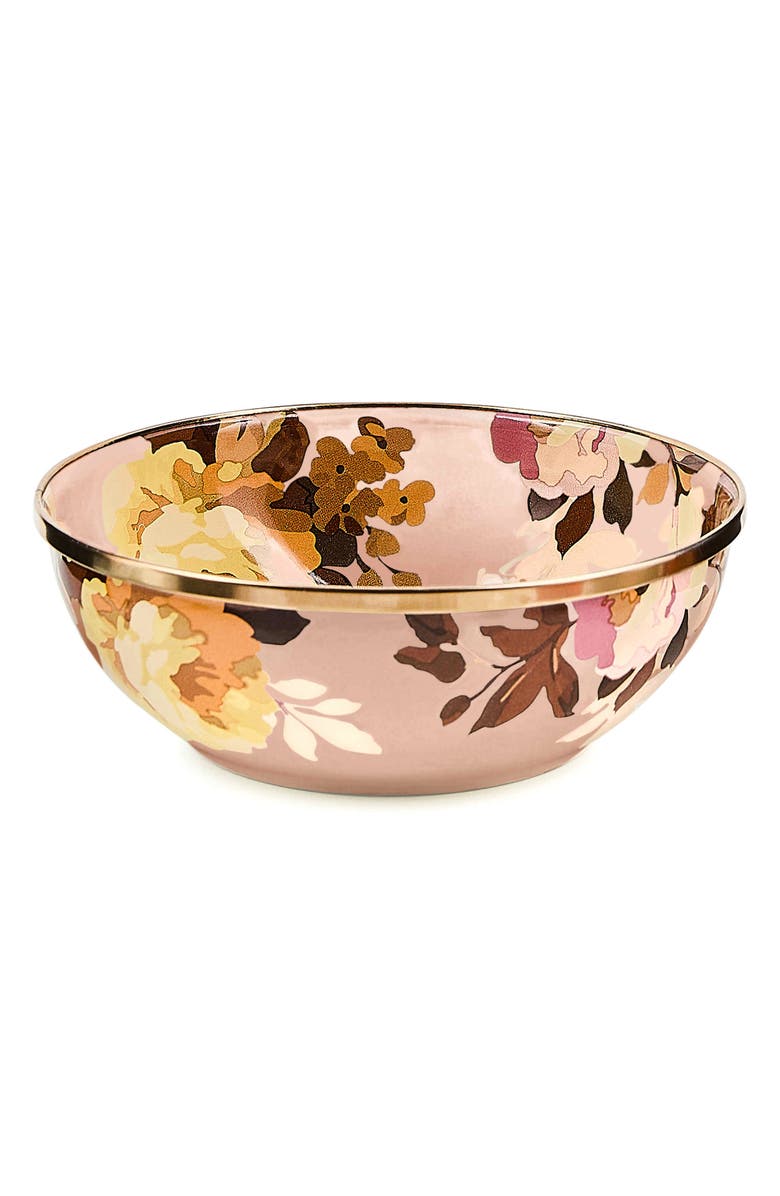 MACKENZIE CHILDS Wild Rose Mauve Everyday Bowl, Main, color, Mauve