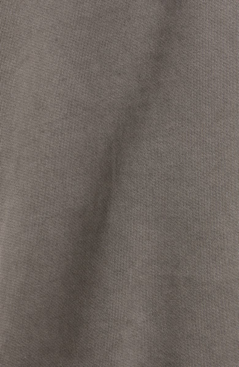 Fear of God Logo Quarter Zip Cotton Hoodie, Alternate, color, 