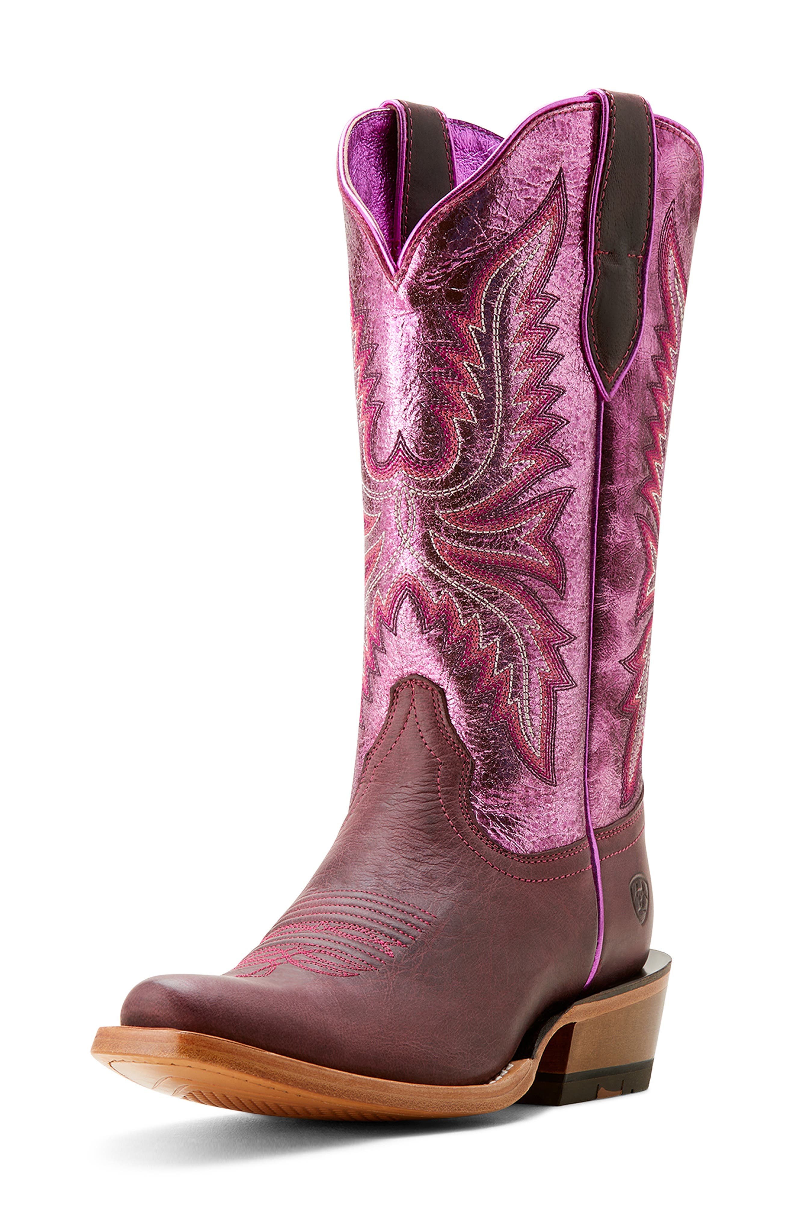 Ariat Futurity Flash Western Boot, Alternate, color, Crimson Grape/Magenta Shine