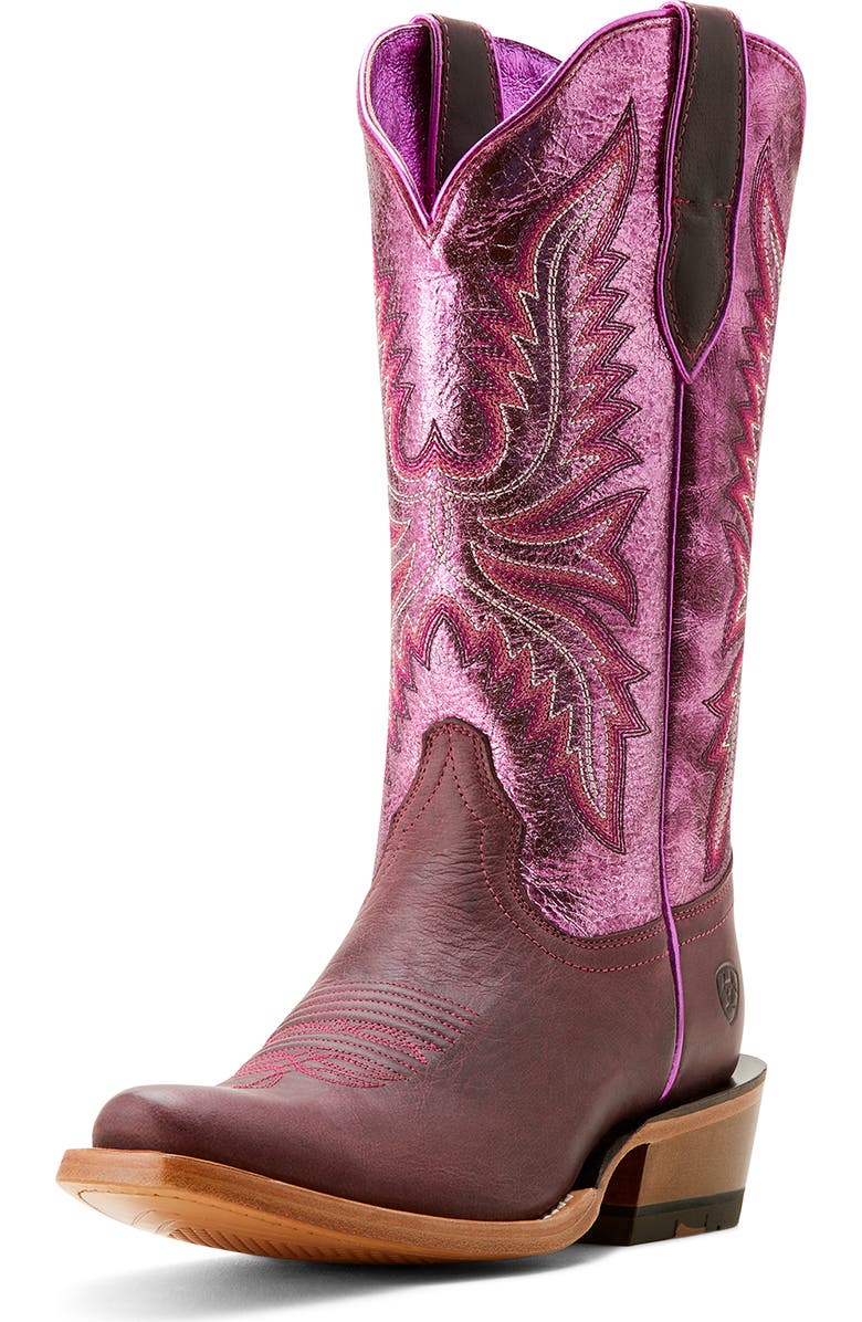Ariat Futurity Flash Western Boot, Alternate, color, Crimson Grape/Magenta Shine