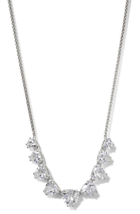 Luxor Cubic Zirconia Frontal Necklace