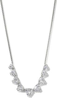 Nadri Luxor Cubic Zirconia Frontal Necklace