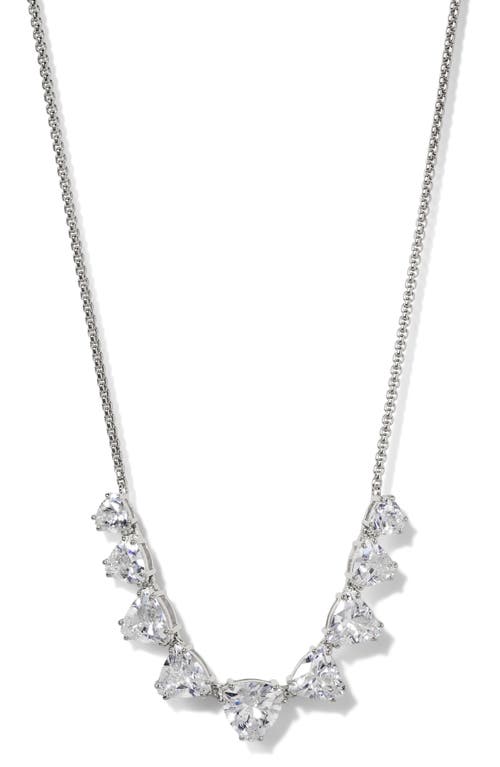 NADRI NADRI LUXOR CUBIC ZIRCONIA FRONTAL NECKLACE