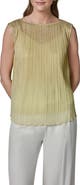 Donna Karan New York Metallic Plissé Top
