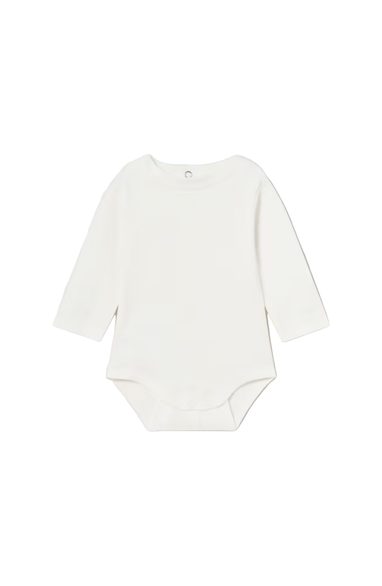 Mayoral Newborn Turtleneck Bodysuit, Main, color, White