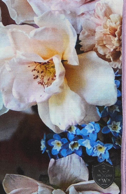Clifton Wilson Floral Cotton Pocket Square