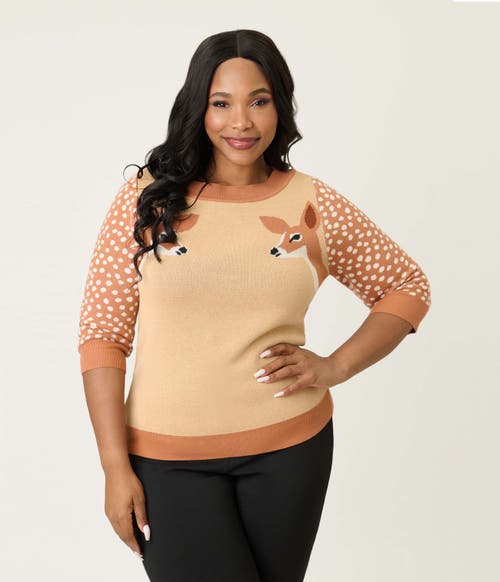 Unique Vintage Plus Size Minou Sweater In Multi