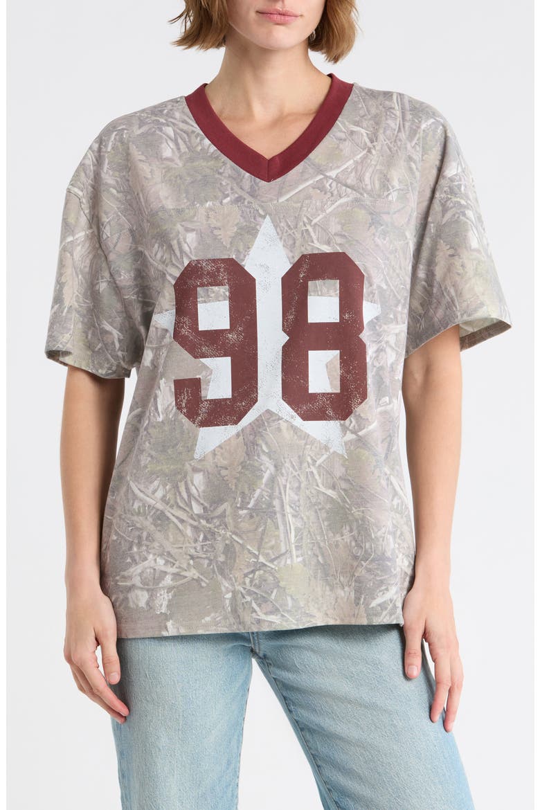 98 Star Camo Graphic T-Shirt, Main, color, CAMO/ OXBLOOD