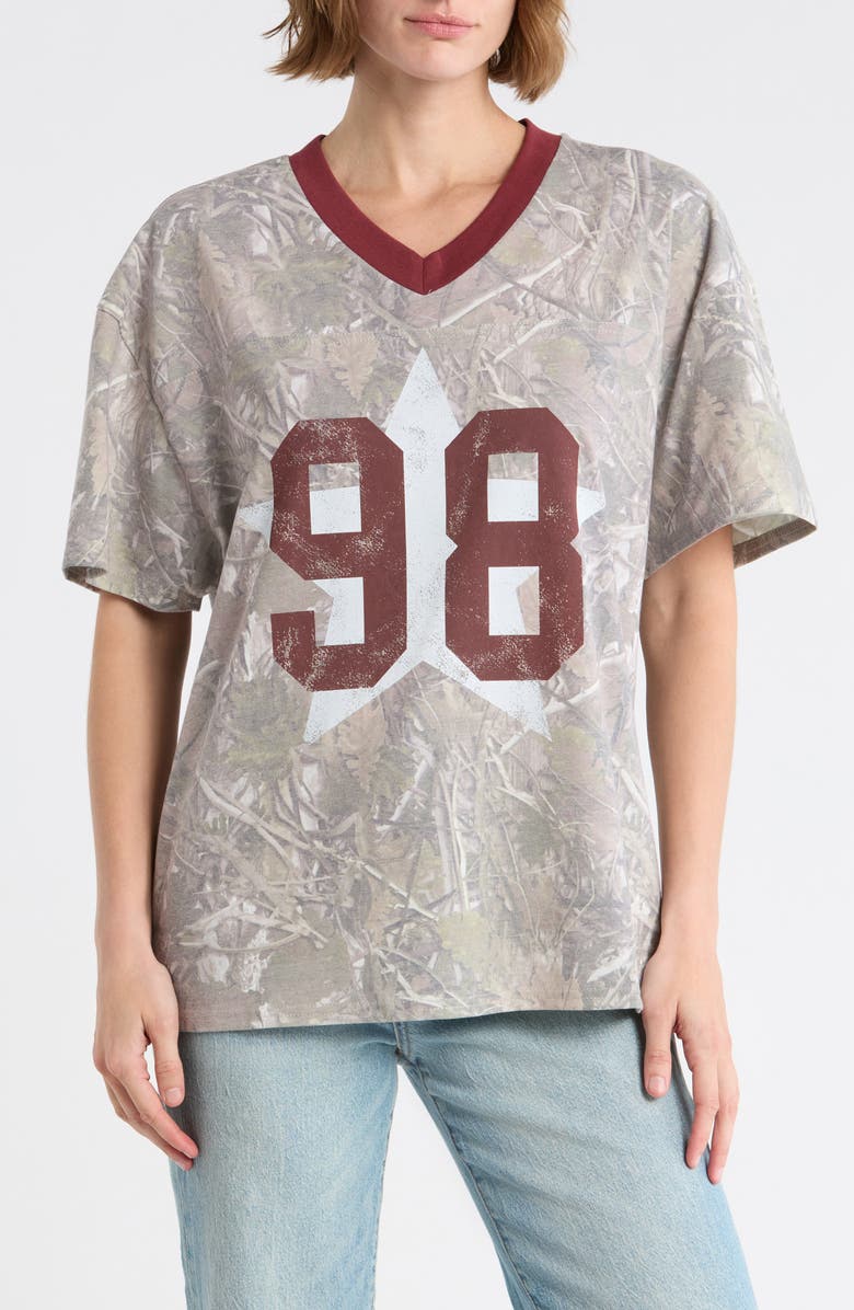 Hi Res 98 Star Camo Graphic T-Shirt, Main, color, Camo/ Oxblood