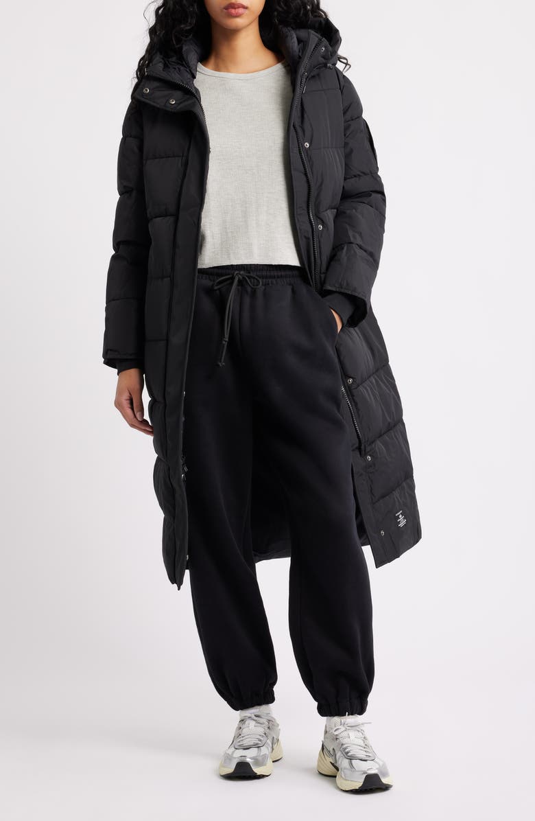 Alpha Industries Sierra Gen II Quilted Hooded Parka Coat, Main, color, Black