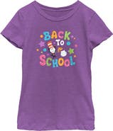 Dr. Seuss Girl's Dr. Seuss Colorful Back To School  Graphic T-Shirt