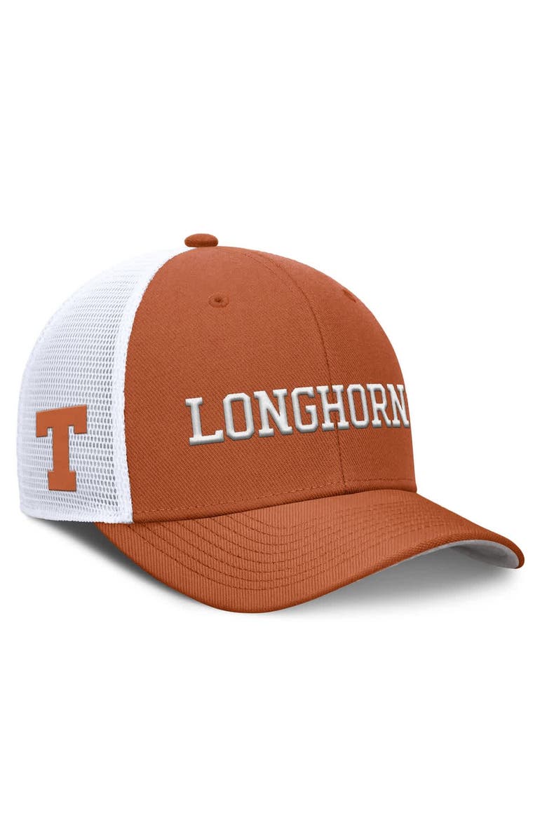 Nike Men's Nike Texas Orange Texas Longhorns 2025 Dugout Coaches Rise Performance Trucker Adjustable Hat, Main, color, Burnt Orange