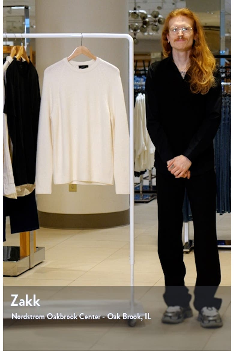 Raglan Crew Neck Sweater video