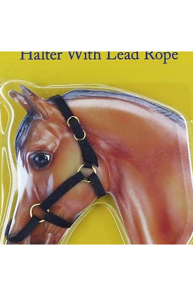 Breyer Horses Traditional Halter with Lead Horse Toy Accessory, Alternate, color, Brown