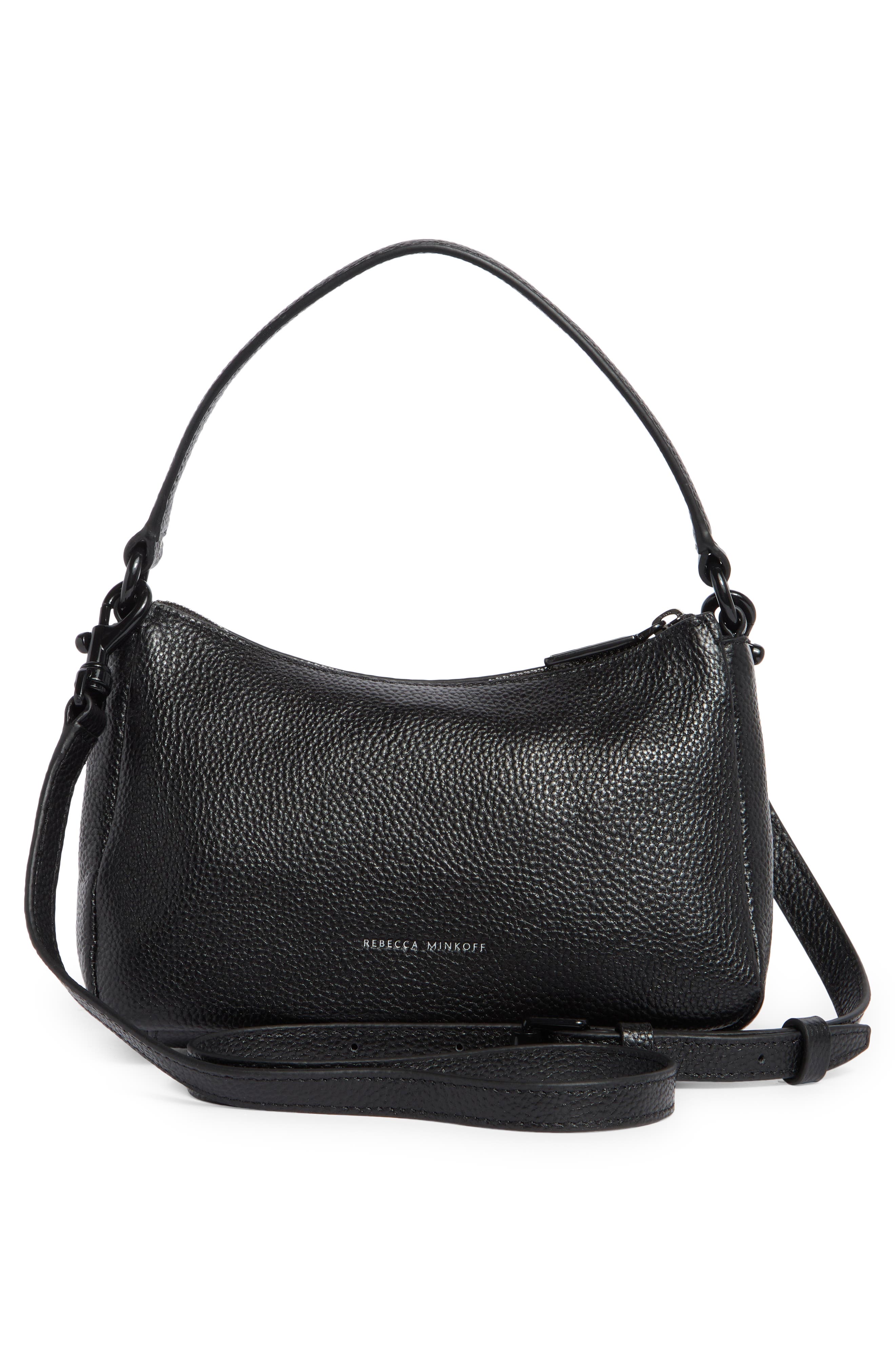 Rebecca Minkoff Megan Mini Leather Shoulder Bag, Alternate, color, 
