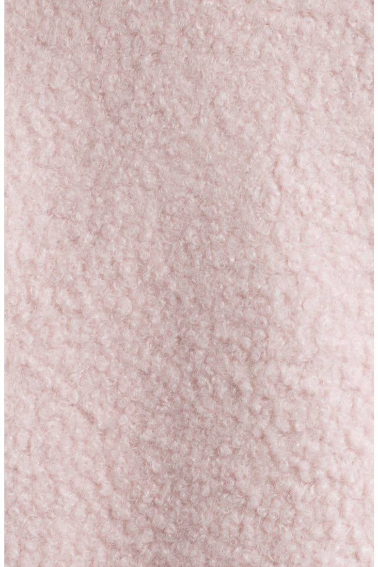 Short Bouclé Coat, Alternate, color, PINK