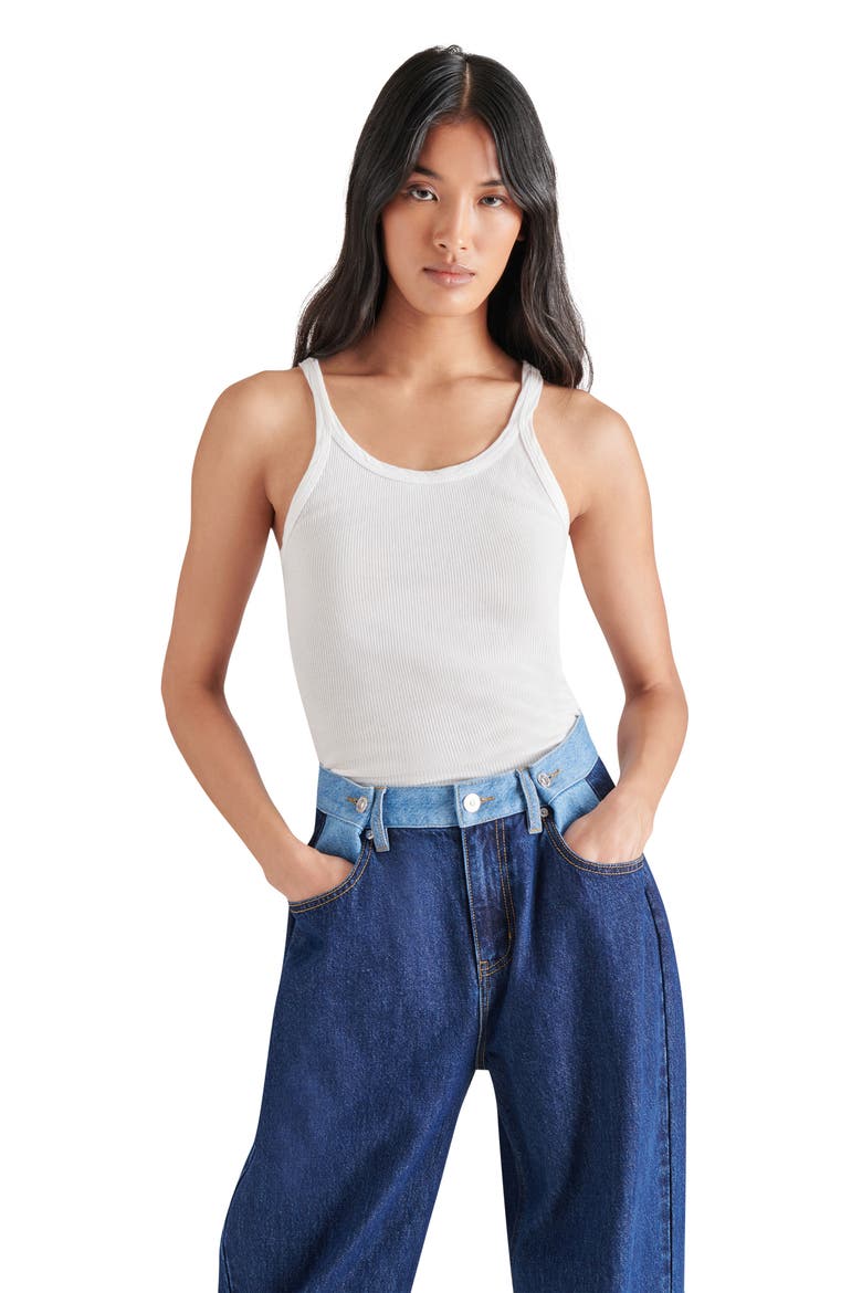 Emeric High Waist Two Tone Jeans, Alternate, color, DENIM MULTI