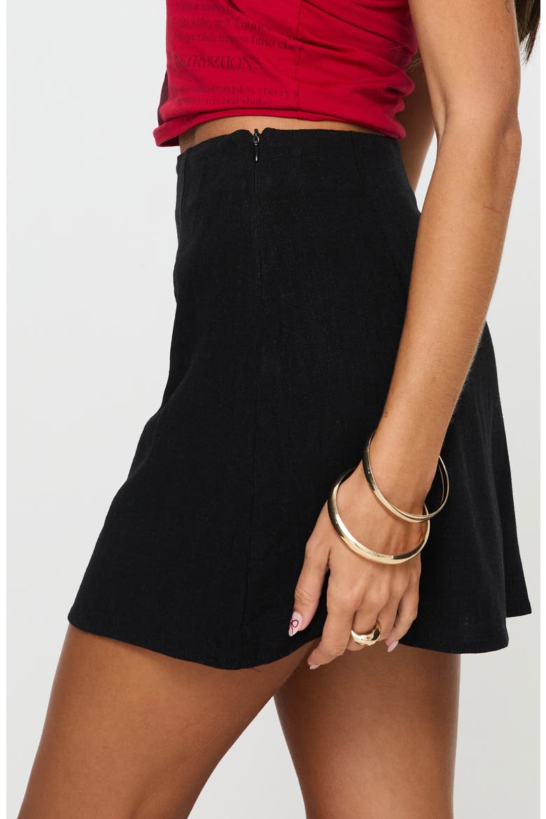 Selby Miniskirt, Alternate, color, BLACK