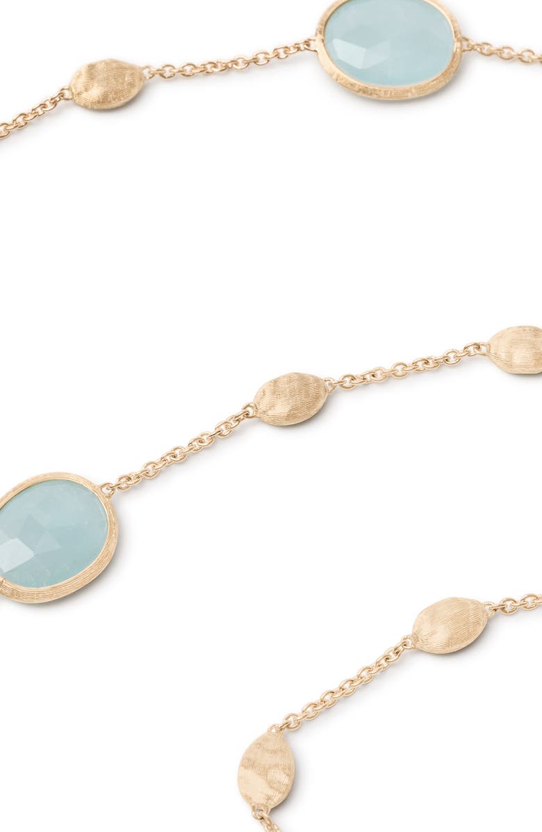 Marco Bicego Siviglia Aquamarine Station Necklace, Alternate, color, 