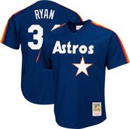 Mitchell & Ness Men's Mitchell & Ness Nolan Ryan Navy Houston Astros Cooperstown Collection Big & Tall Mesh Batting Practice Jersey