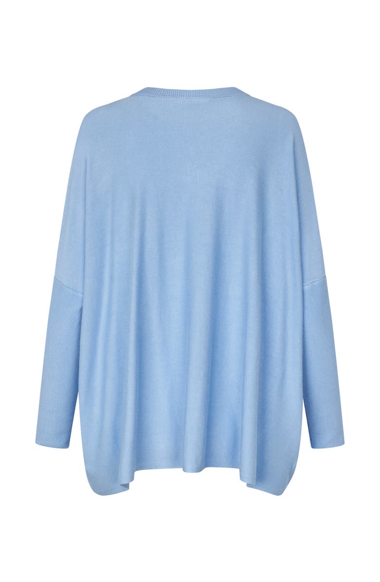 Masai Copenhagen MaFronia V-Neck Relaxed Fit Sweater, Alternate, color, Placid Blue