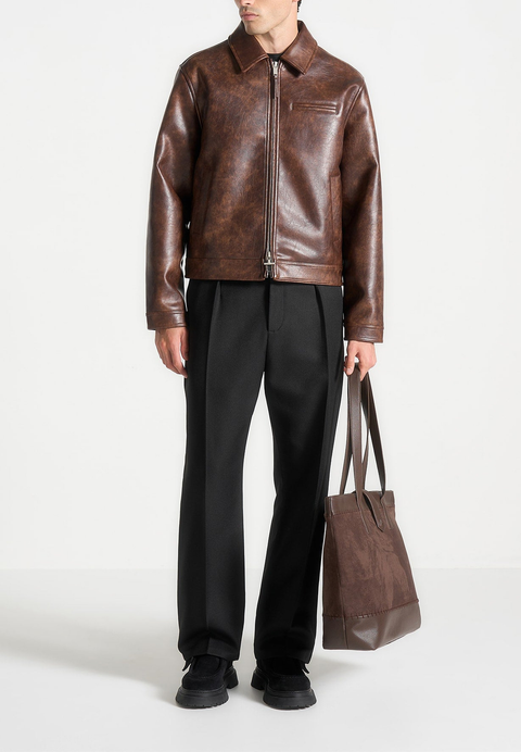 Laurent Vintage Leather Jacket