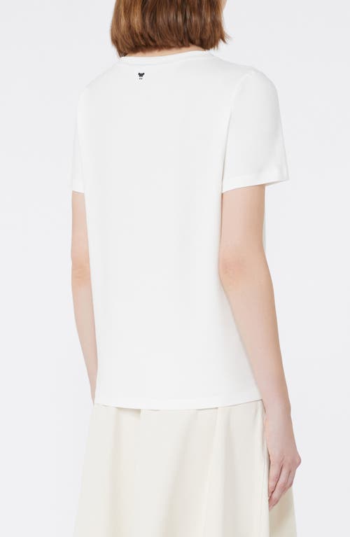Weekend Max Mara Stretch-cotton T-shirt In White
