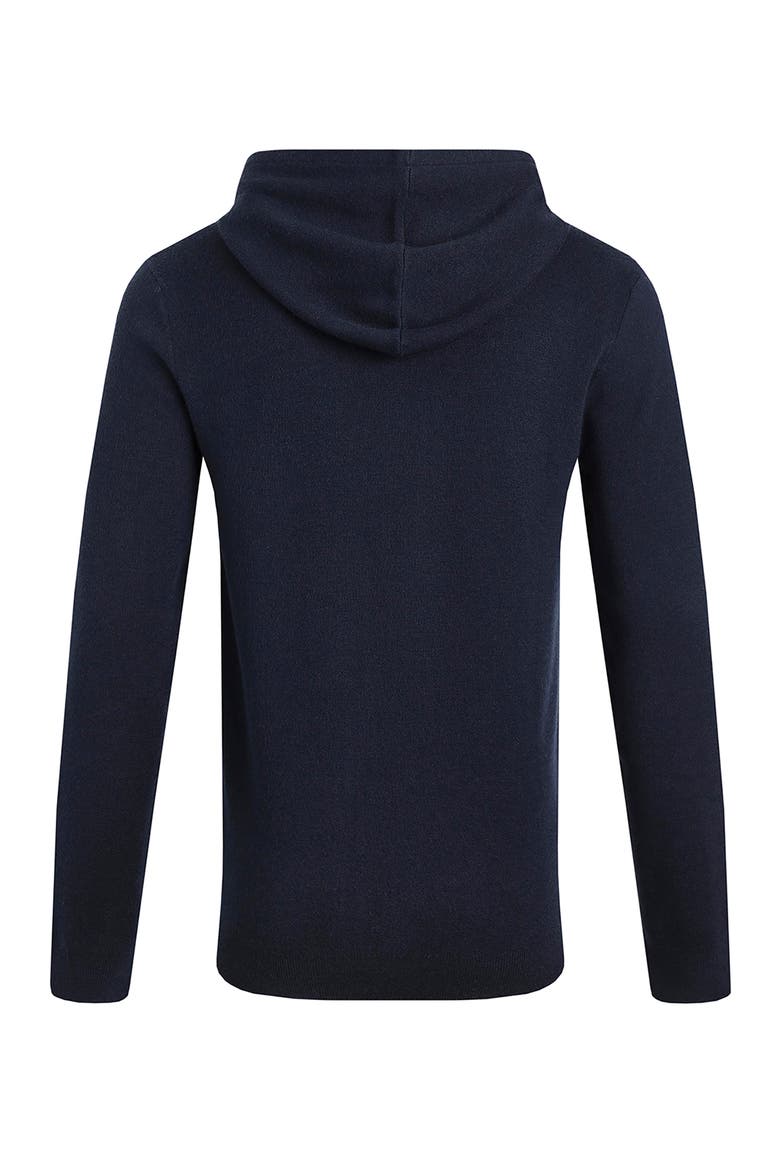 Samuel Knitted Full Zip Hooded Jumper, Alternate, color, Navy