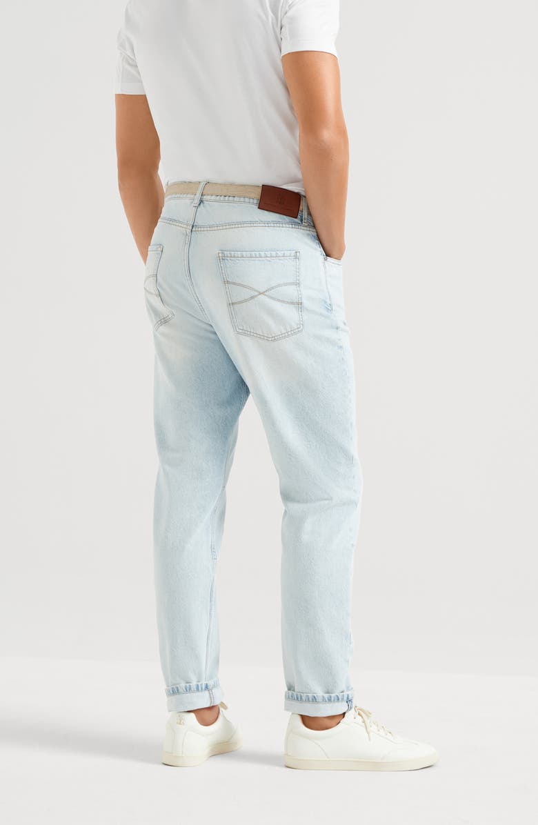 Brunello Cucinelli Iconic fit five-pocket trousers, Alternate, color, 