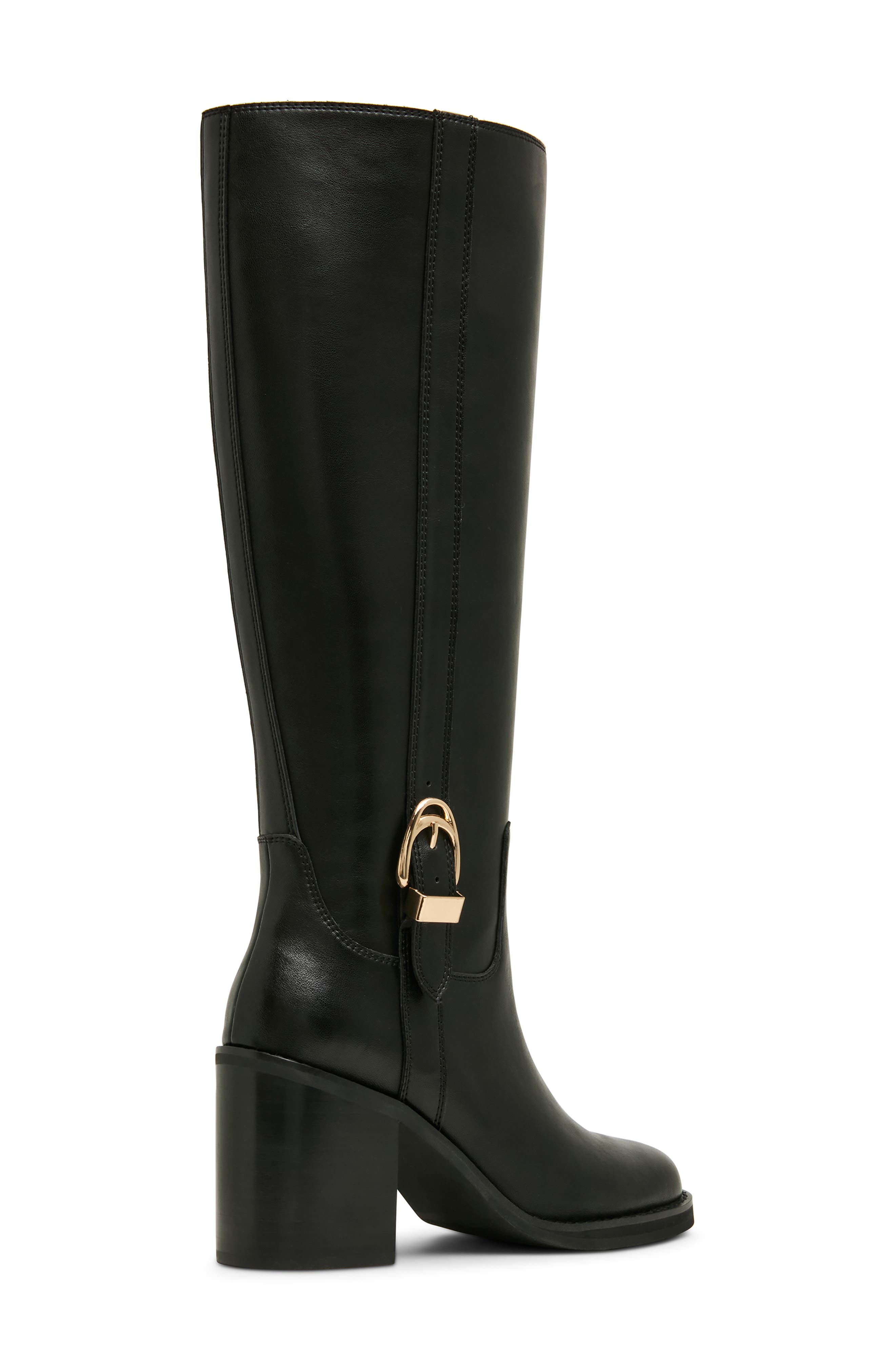 Nicky Waterproof Knee High Boot, Alternate, color, BLACK LEATHER