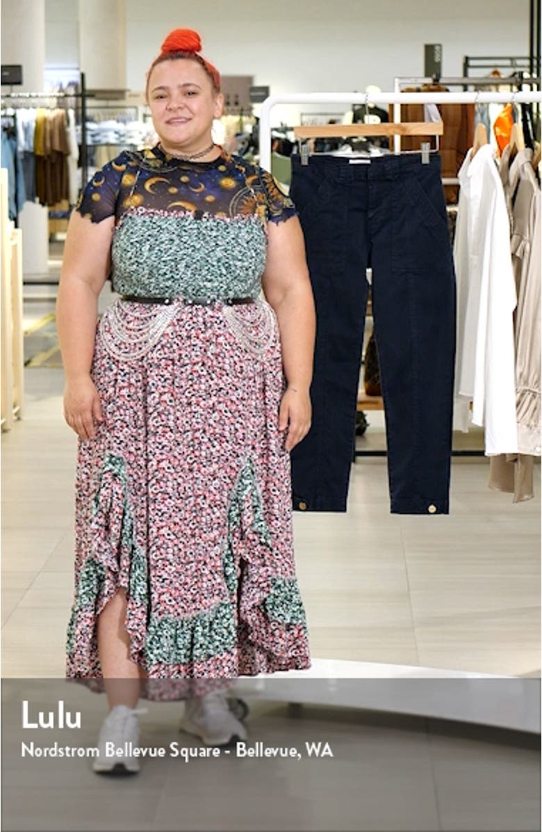 Trapunto Button Tab Cuff Pants, sales video thumbnail