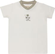 Ely's & Co. Cotton Floral Plaid Collection - Boys Tee