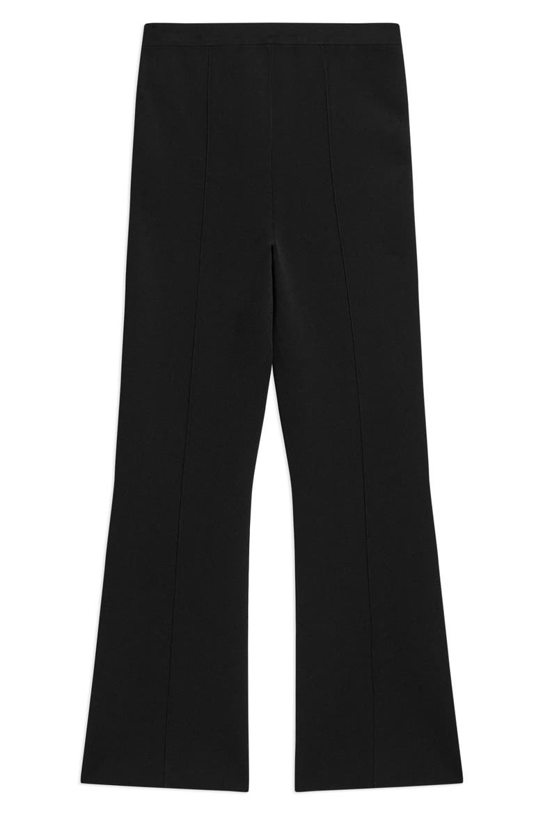 Compact Crepe Pants, Alternate, color, BLACK