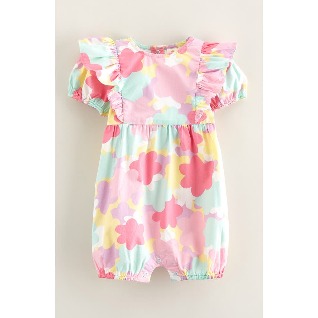 Tucker + Tate Ruffle Cotton Romper In Multi