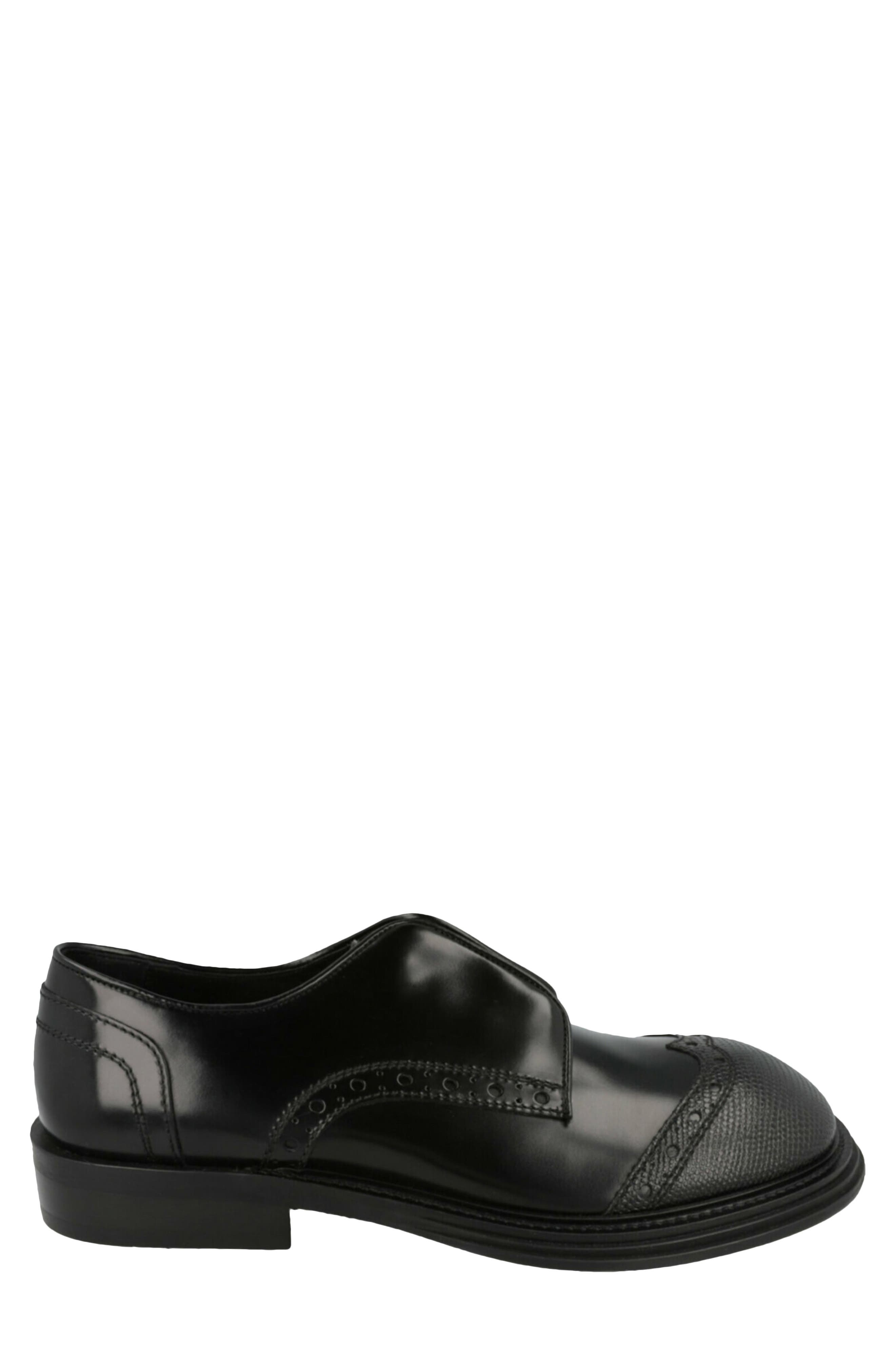 FERRAGAMO Festo Wingtip Oxford, Alternate, color, Black