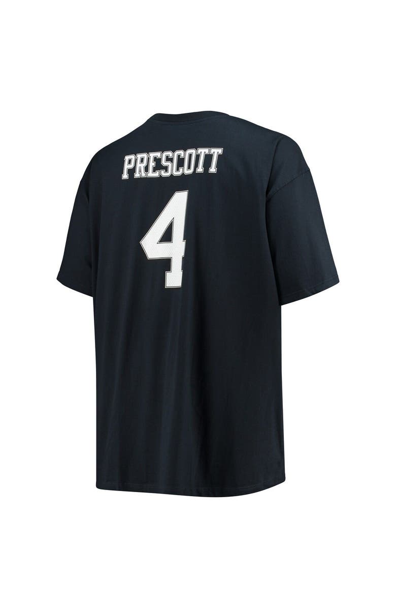 NFL Men's Dak Prescott Navy Dallas Cowboys Big & Tall Player Name & Number T-Shirt, Alternate, color, Navy