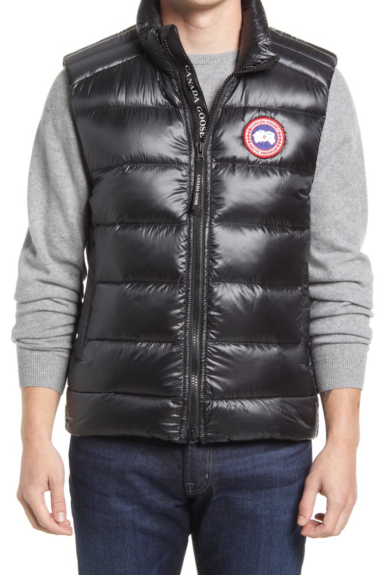 Crofton Water Resistant Packable Quilted 750-Fill-Power Down Vest, Alternate, color, CARBON - CARBONE