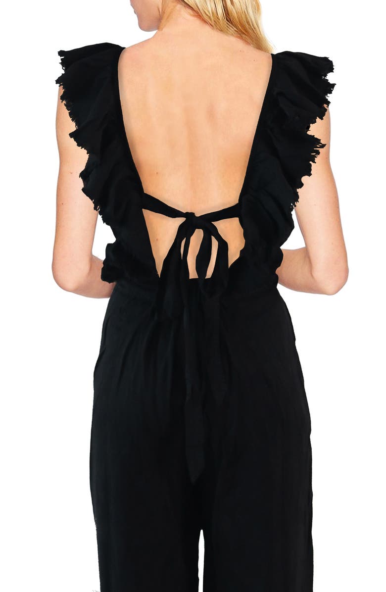 Pam & Gela Tie Back Jumpsuit, Alternate, color, 