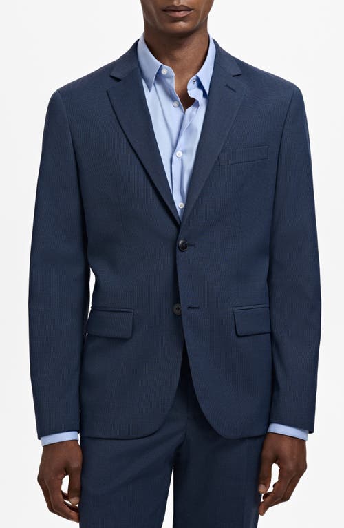 Mango Slim Fit Suit Jacket In Multi