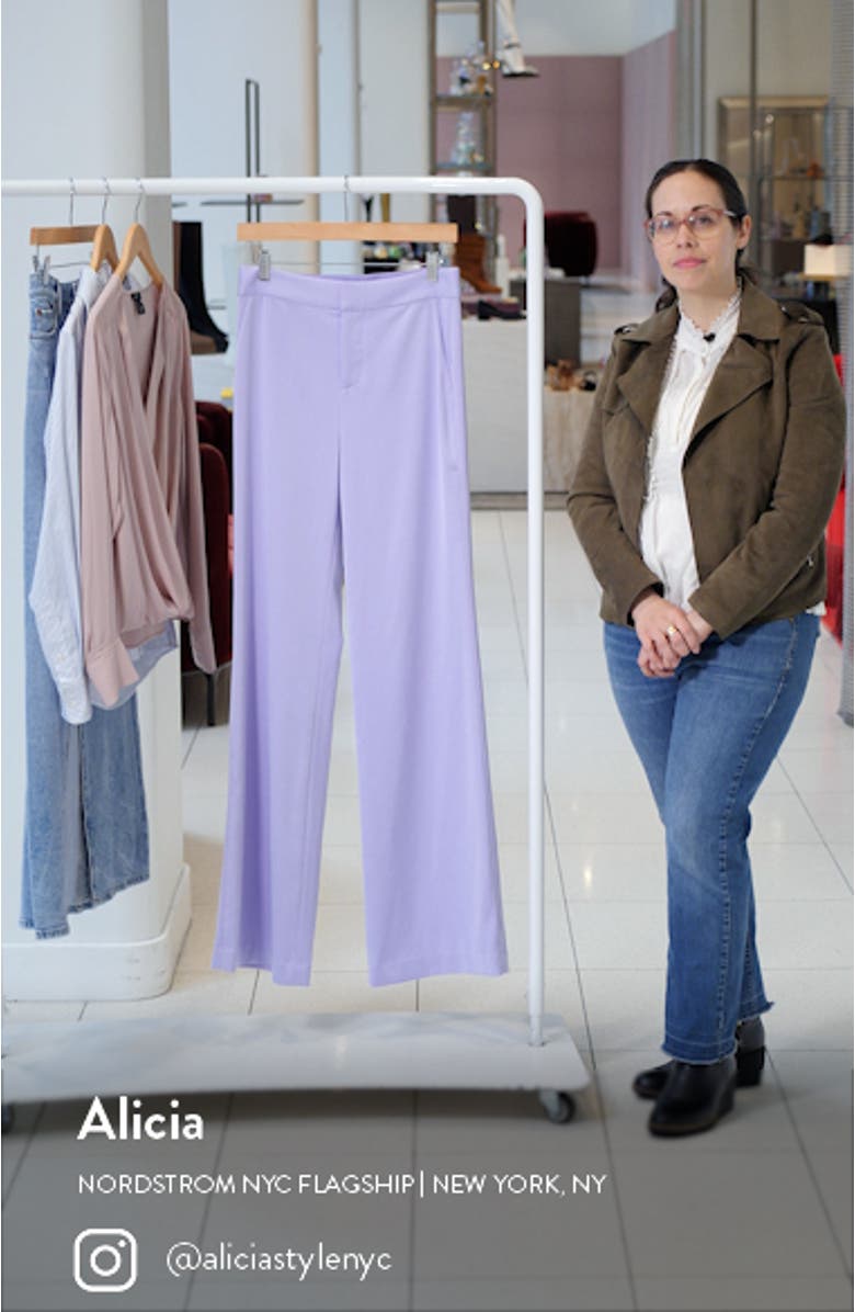 Deanna Slim Fit High Waist Bootcut Pants, sales video thumbnail