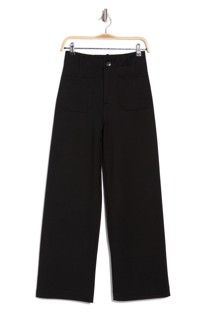 T Tahari Long Ponte Patch Pocket Pants, Alternate, color,