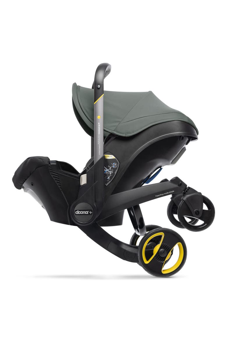 Convertible Infant Car Seat/Compact Stroller System with Base, Alternate, color, SLATE GREEN