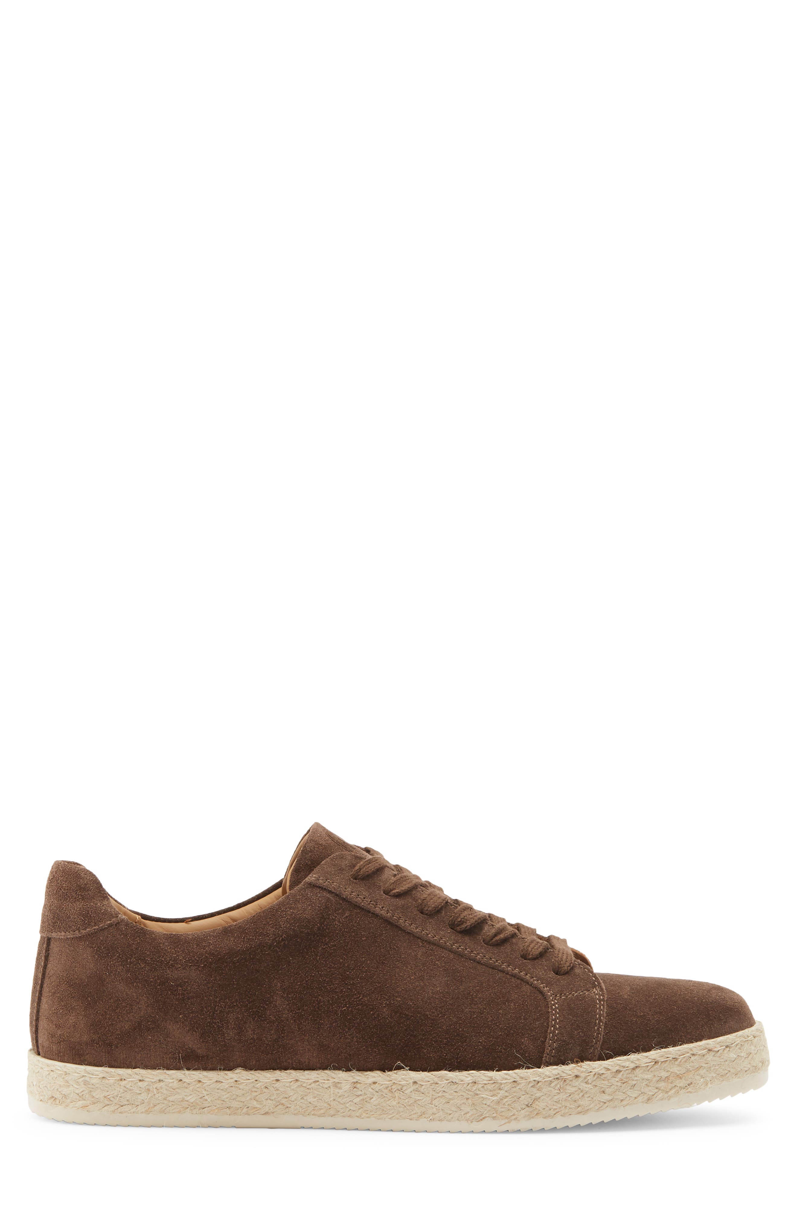 Amalfi Sneaker, Alternate, color, DARK BROWN SUEDE