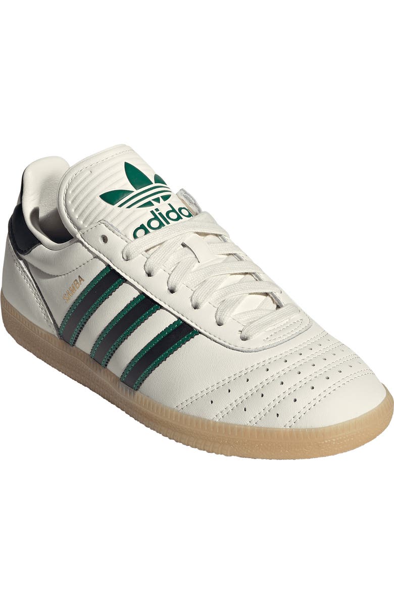 adidas Kids' Samba JP Sneaker, Main, color, Off White/ Core Black/ Gum