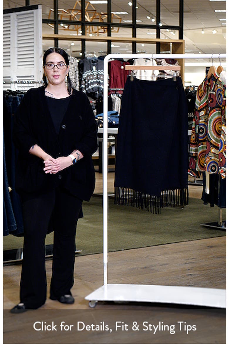 Odette Wool Blend Midi Skirt video