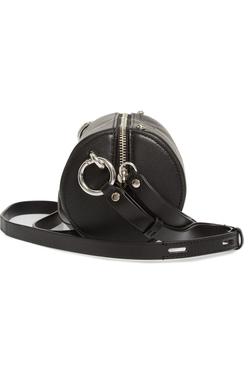 Rebecca Minkoff Leather Barrel Crossbody Bag, Alternate, color,