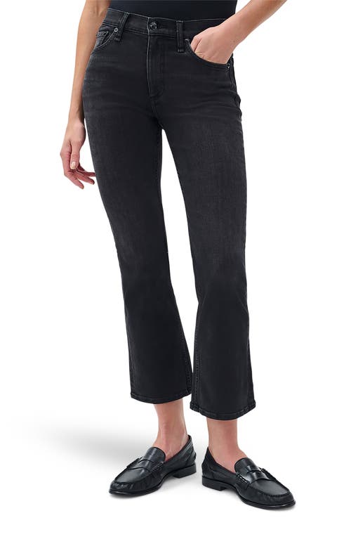 Rag & Bone Flexi Peyton Mid Rise Ankle Bootcut Jeans In Blue