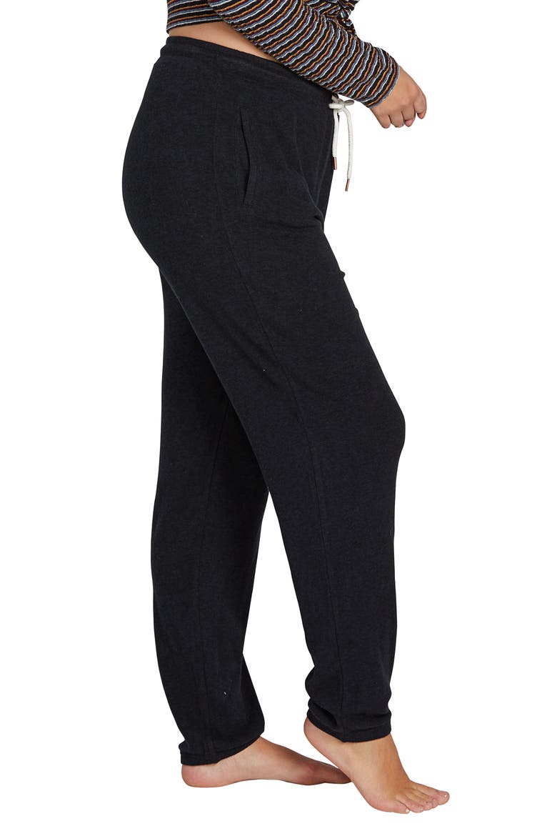 Lil Fleece Pants, Alternate, color, BLACK