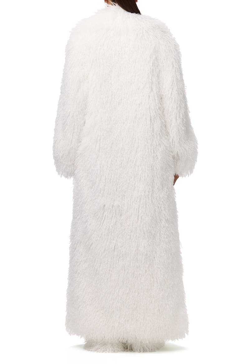 Faux Shearling Coat, Alternate, color, IVORY
