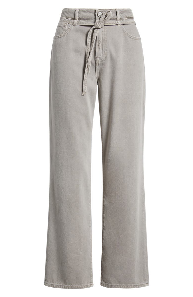 HIDDEN JEANS Tie Waist Wide Leg Jeans, Alternate, color,